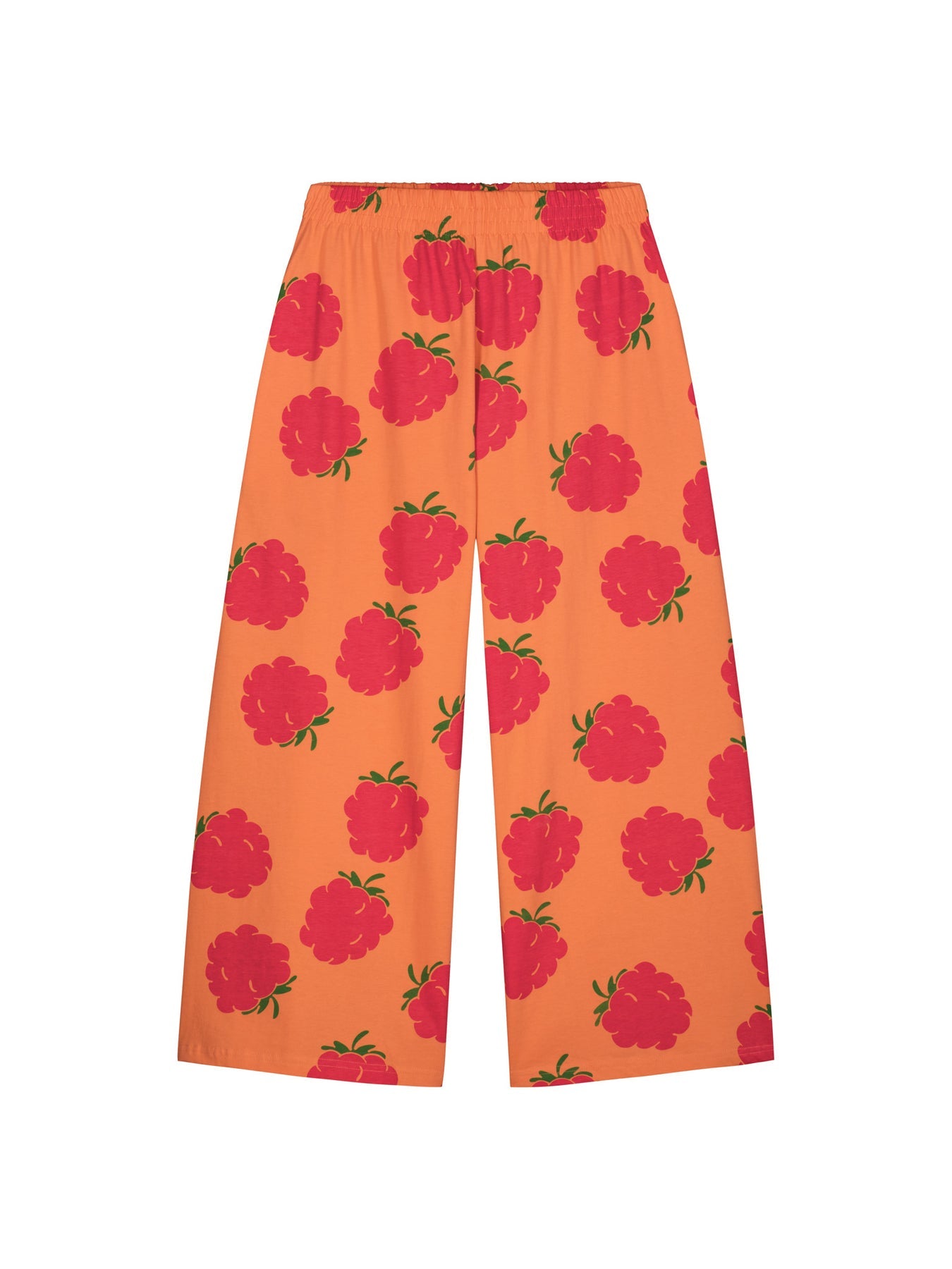 Raspberry culottes-housut