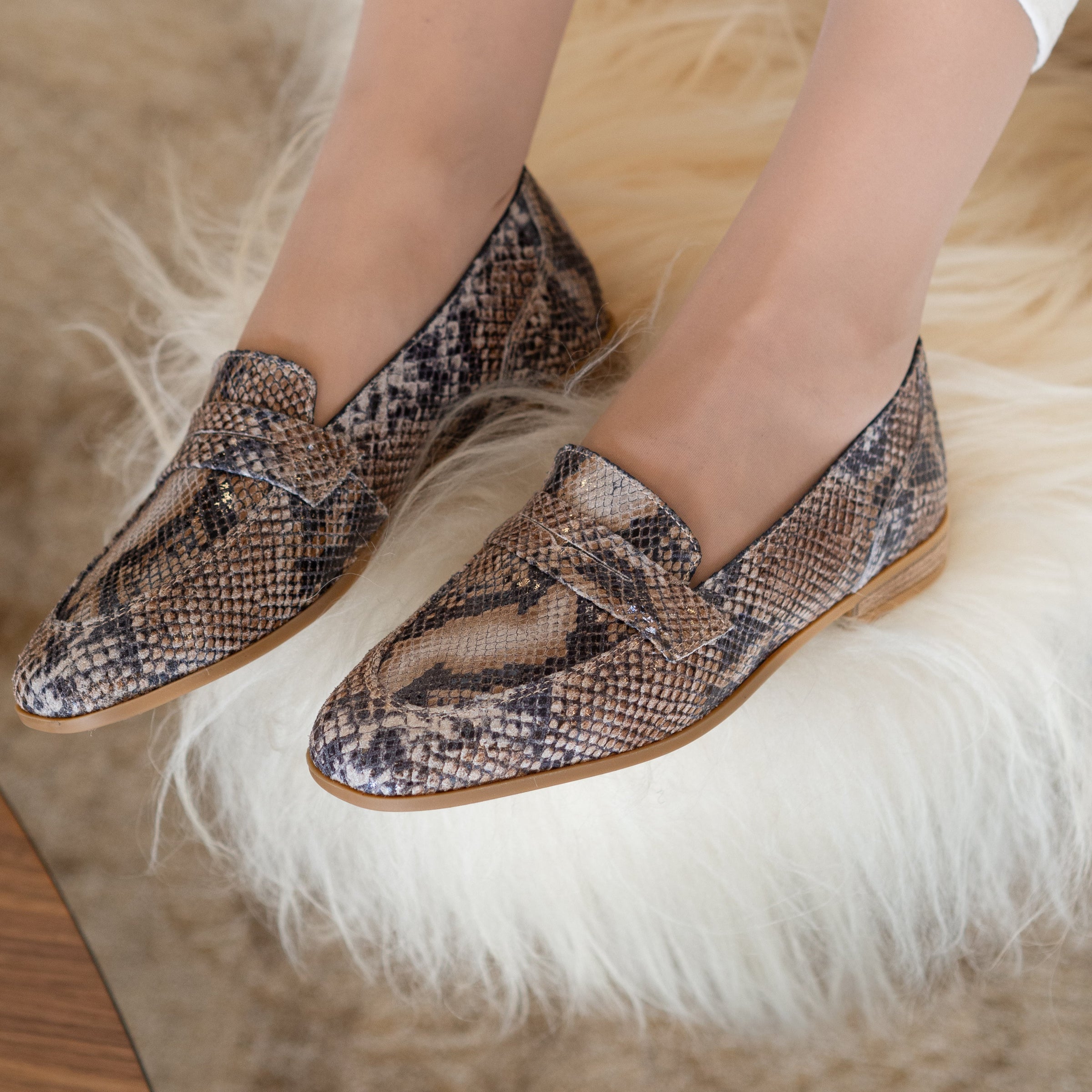 Olivia loafer käärme 85111-p66b