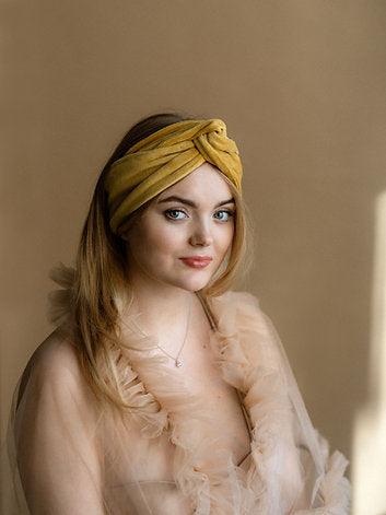 Moldable Turban Band, Velour