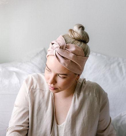 Moldable linen collar