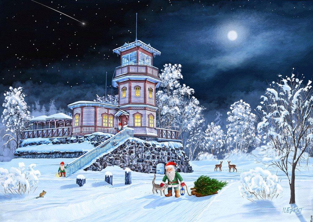 Tähtitorni Oulu, Christmas card
