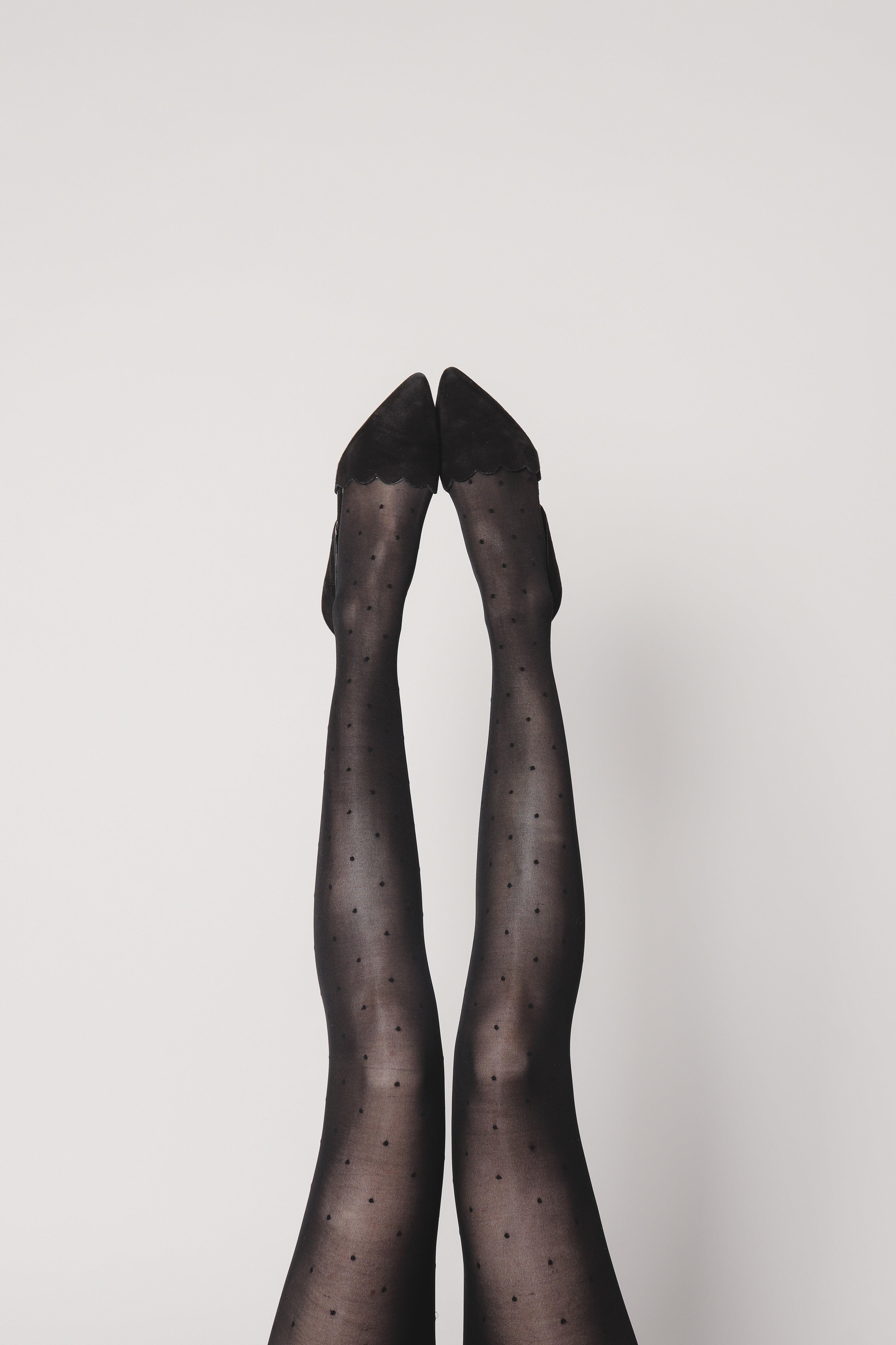 3D Sukkahousut, Black Dot 20Den