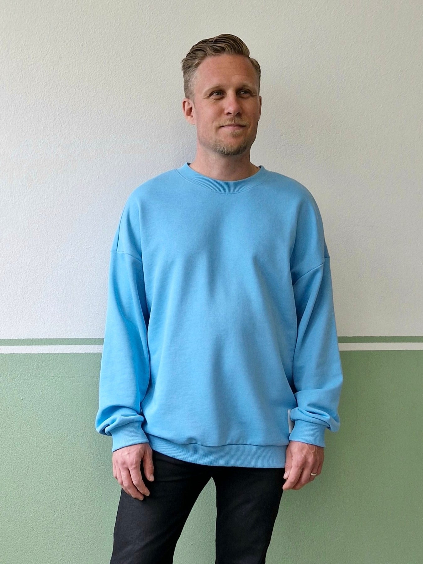 Superpower Collegepaita, Vaaleansininen