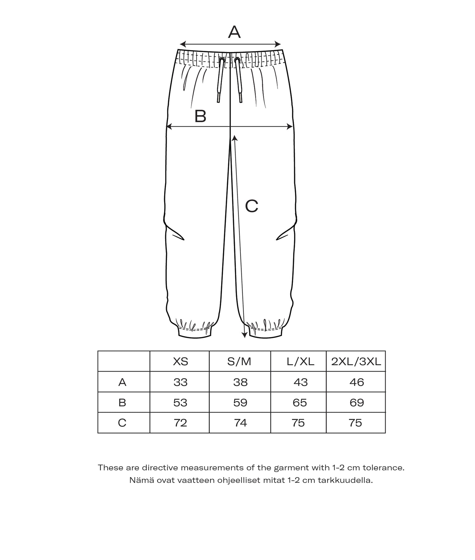 Aquatic collegehousut