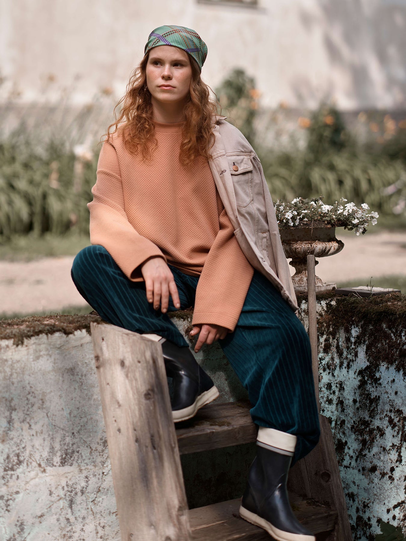 Honeycomb collegepaita, nougat