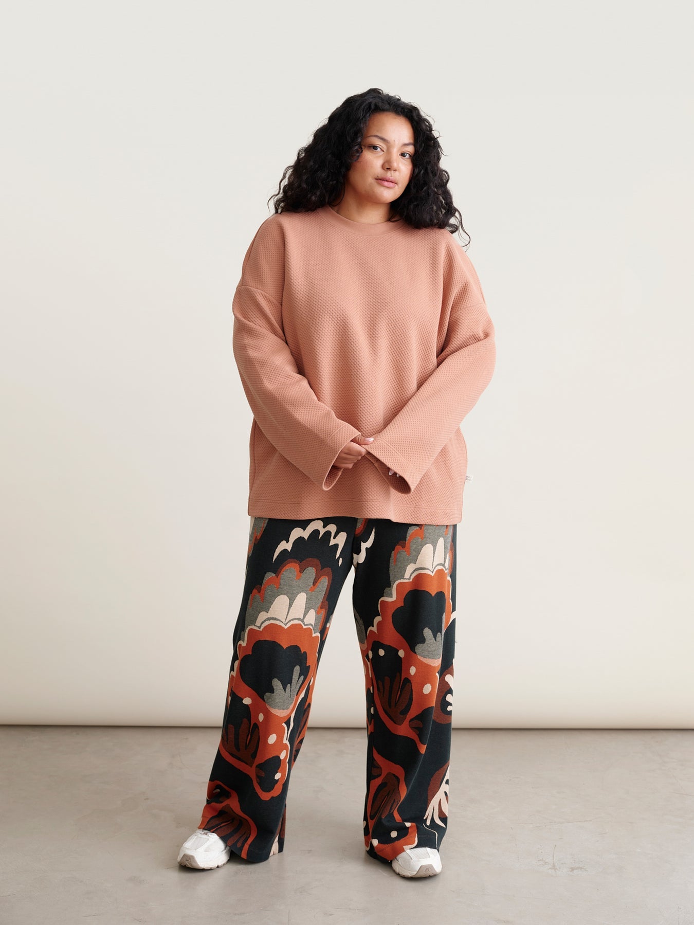 Honeycomb collegepaita, nougat