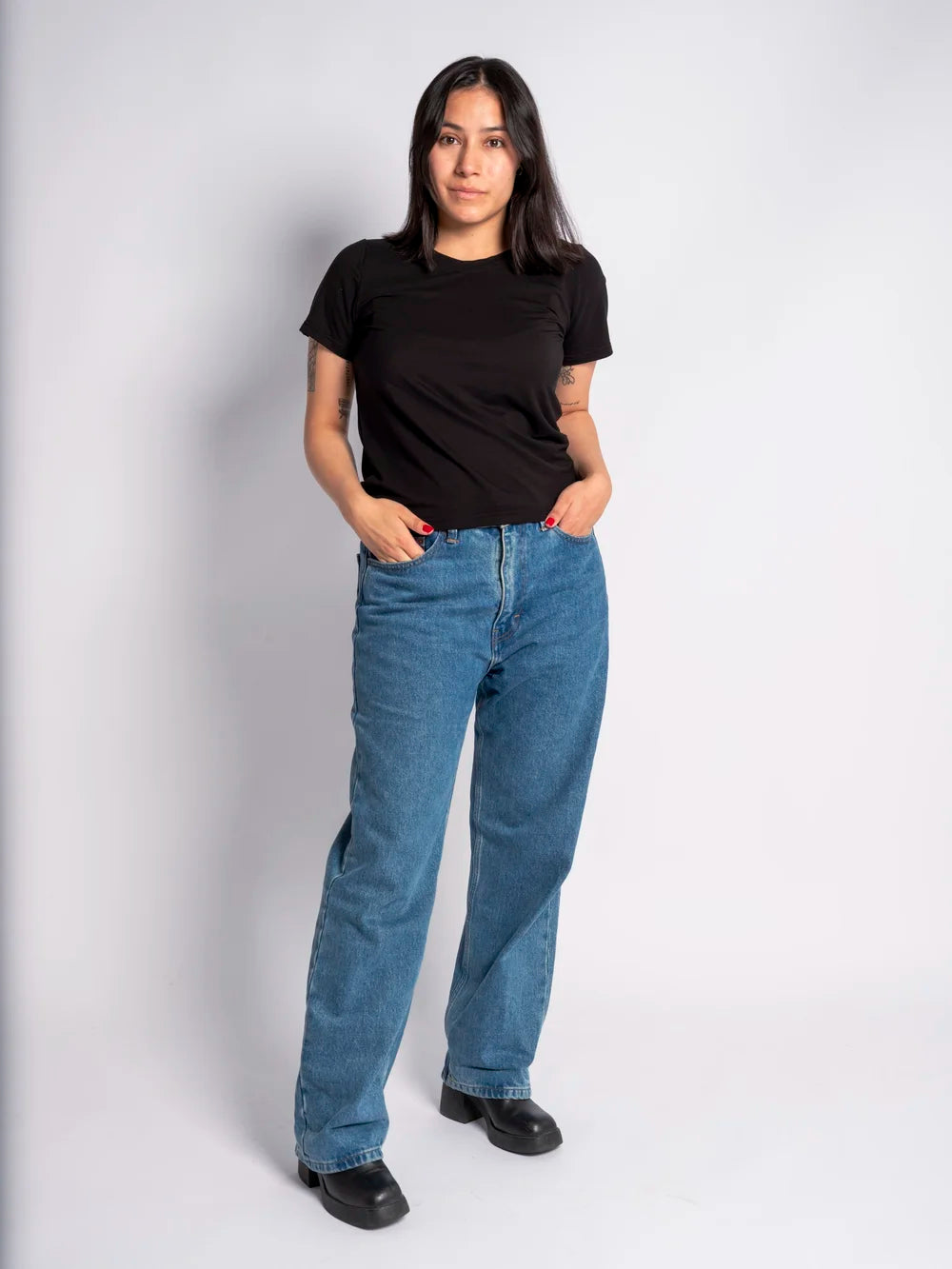 Classic Crewneck T-Paita, Musta