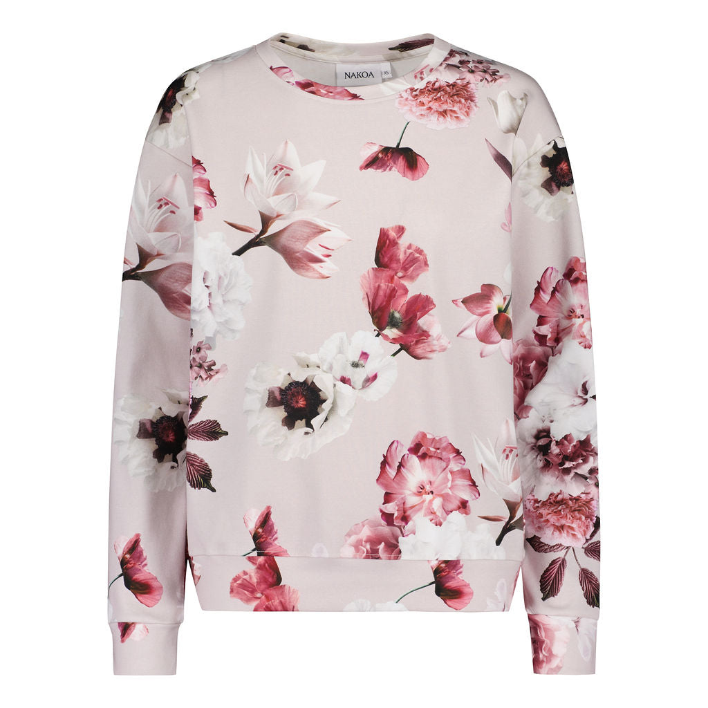 Casual Chic Shirt, Pink Poppies