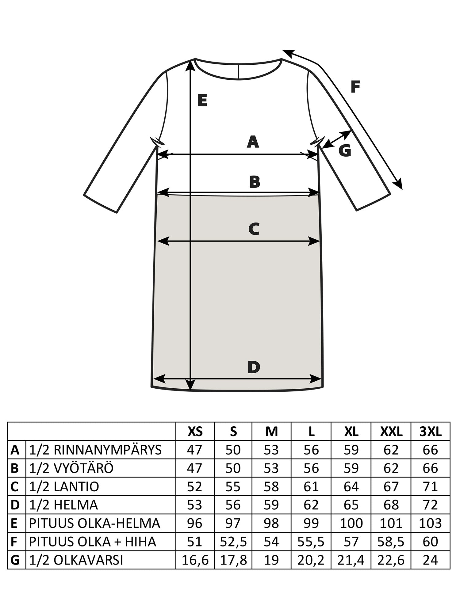Ada pellavamekko, tummanvihreä/musta