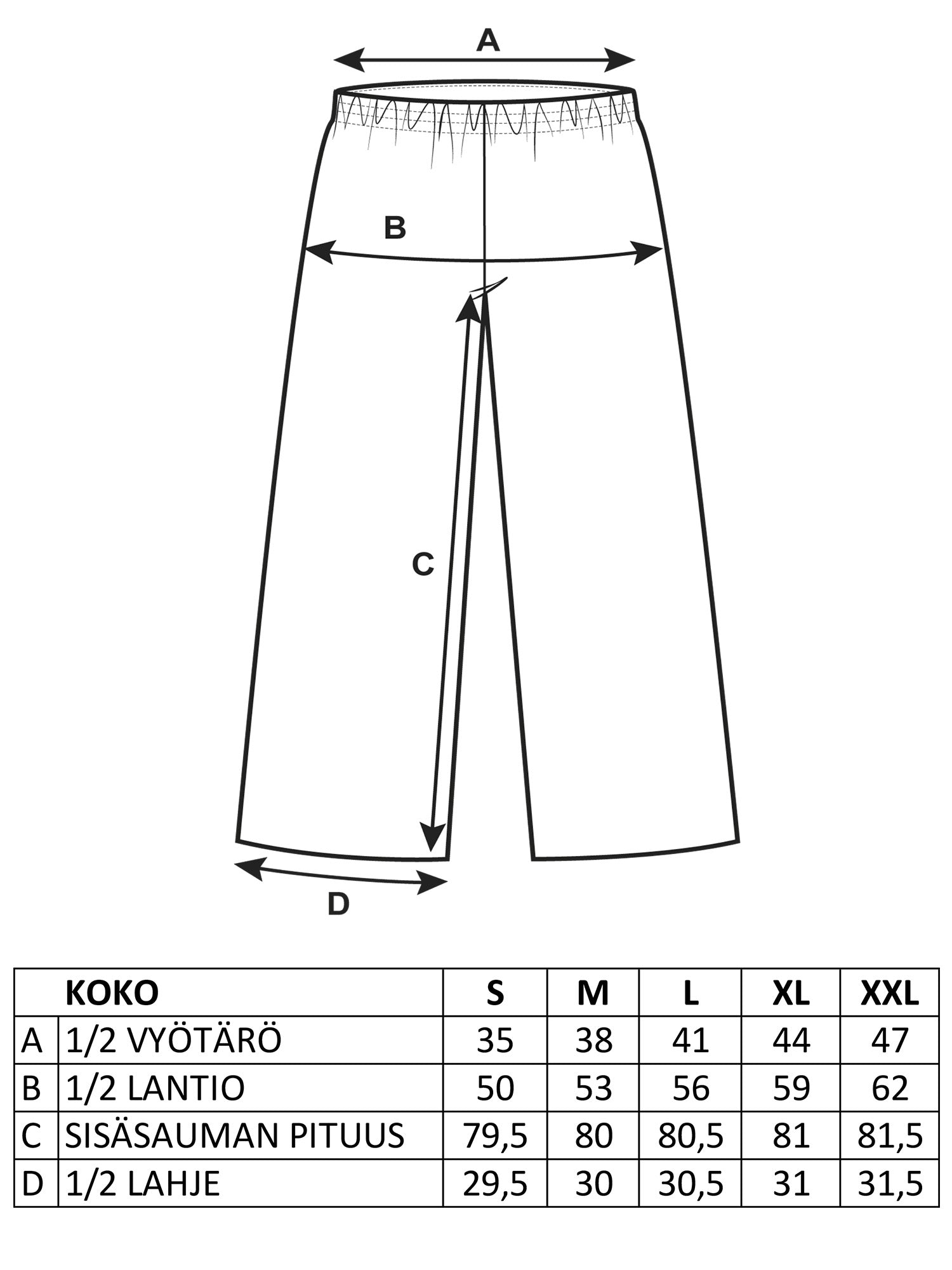 IRA viskoosihousut, Kultasäikeet