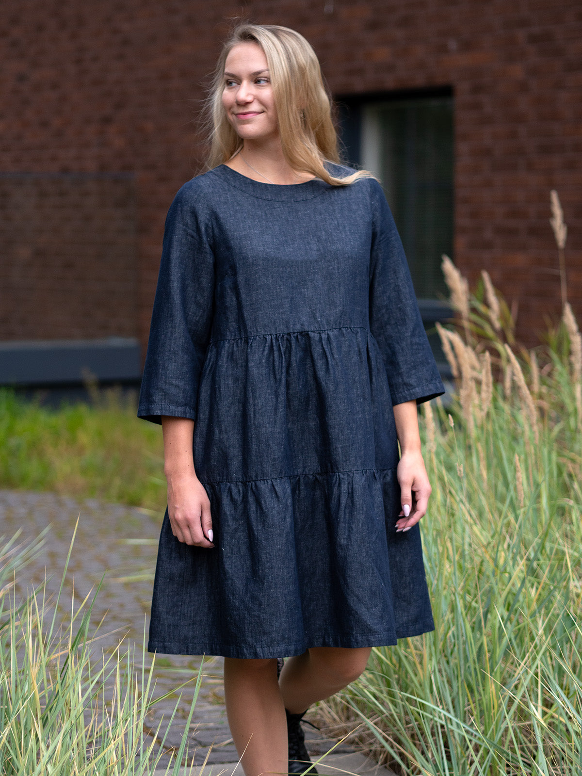 JONNA pellavadenimmekko