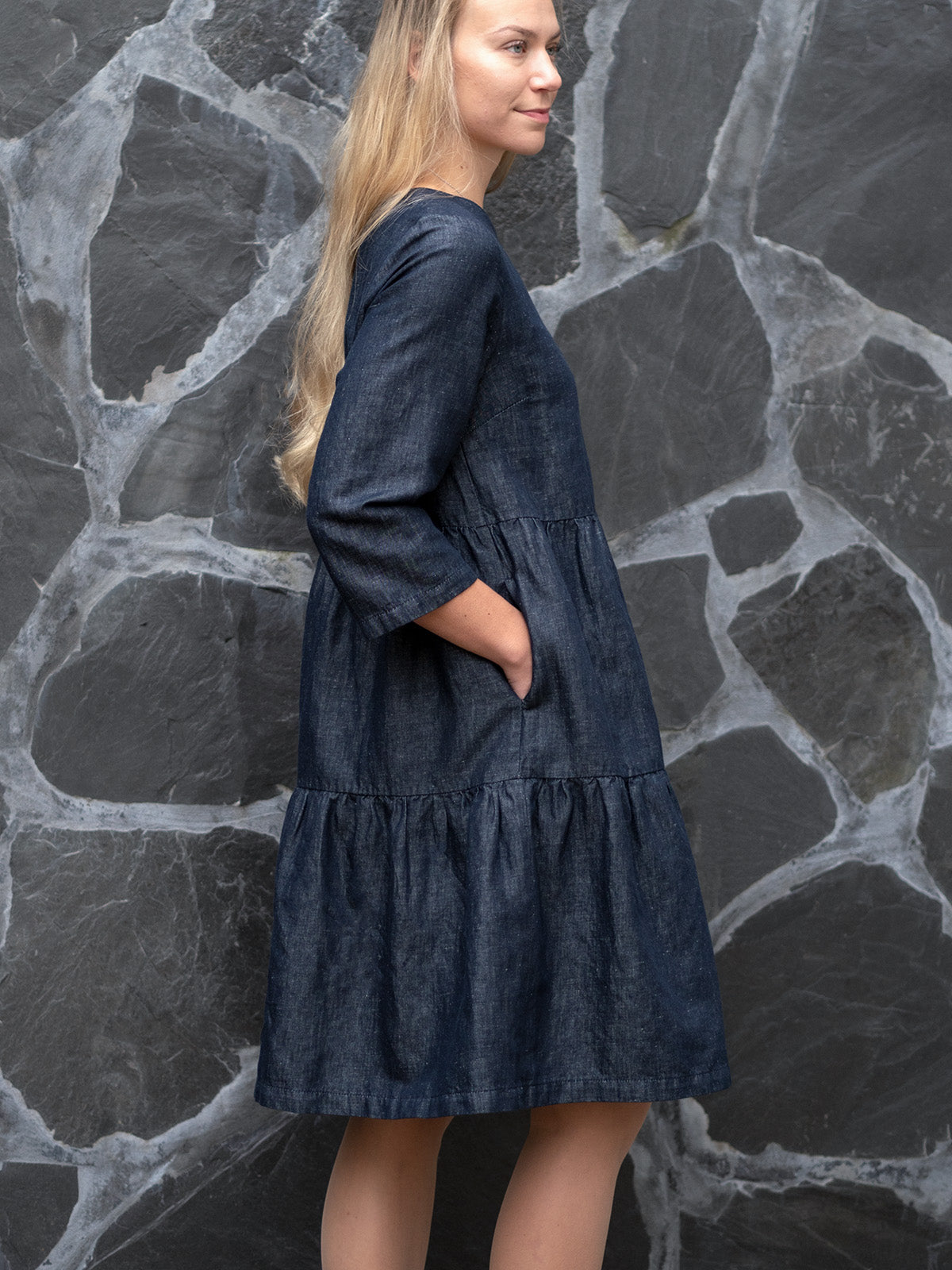 JONNA pellavadenimmekko