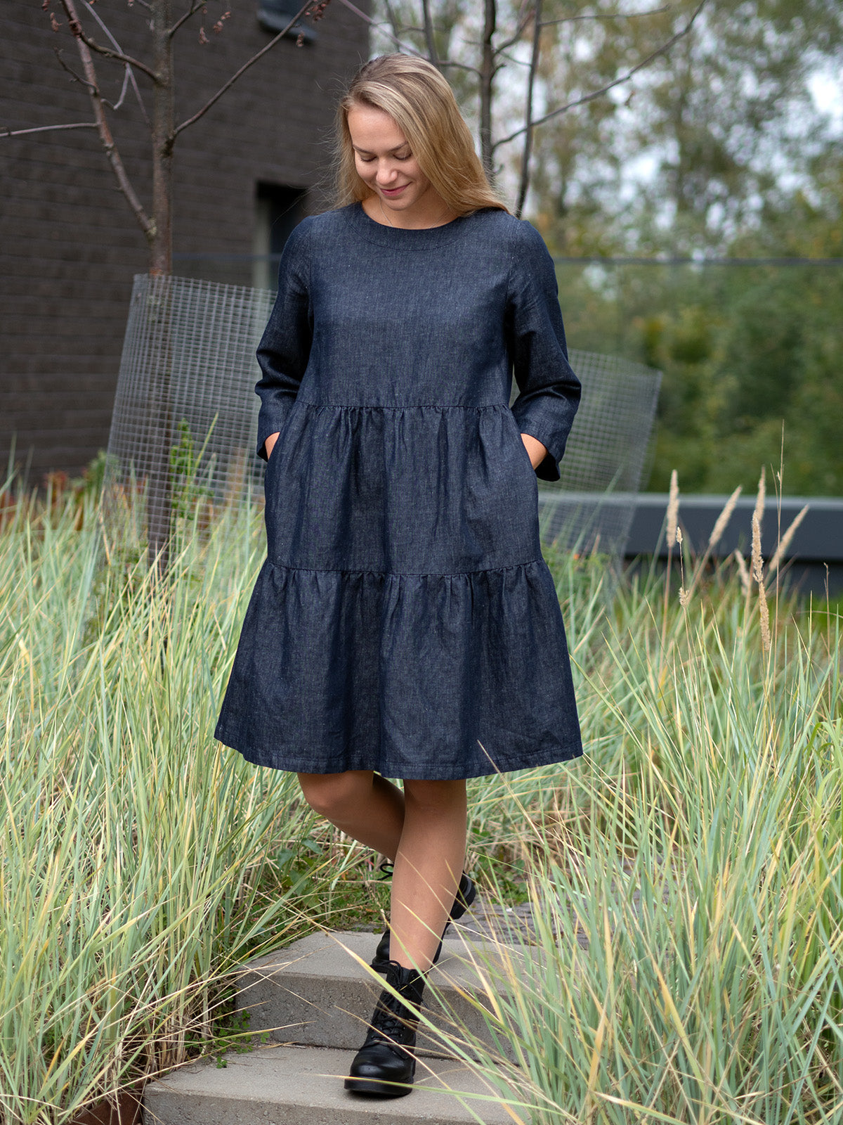 JONNA pellavadenimmekko