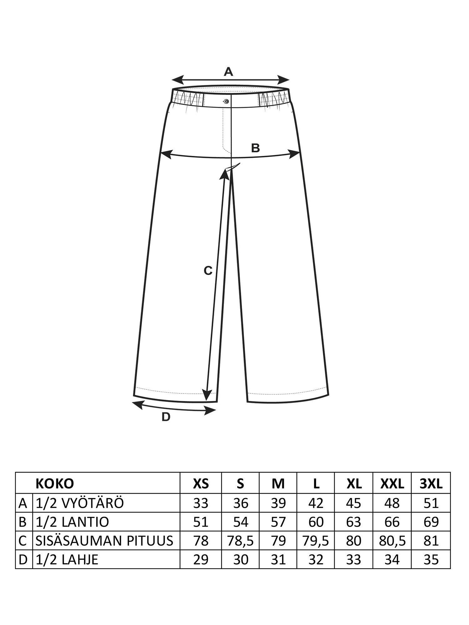 KITI pellavahousut, navy