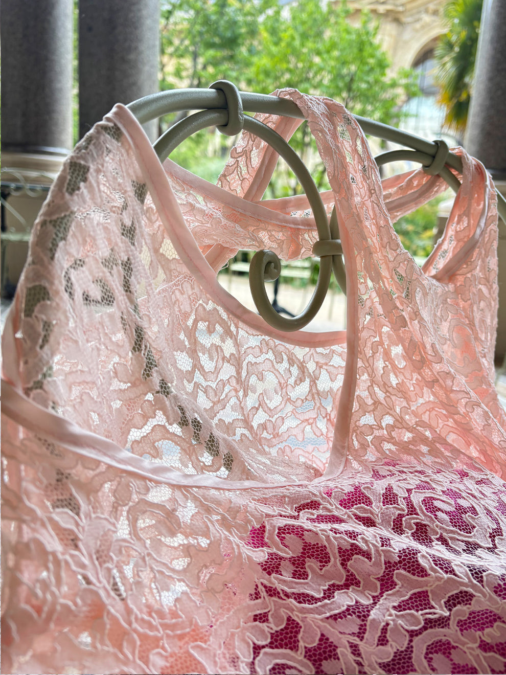 Every Day Lace Bag — Rose Blush
