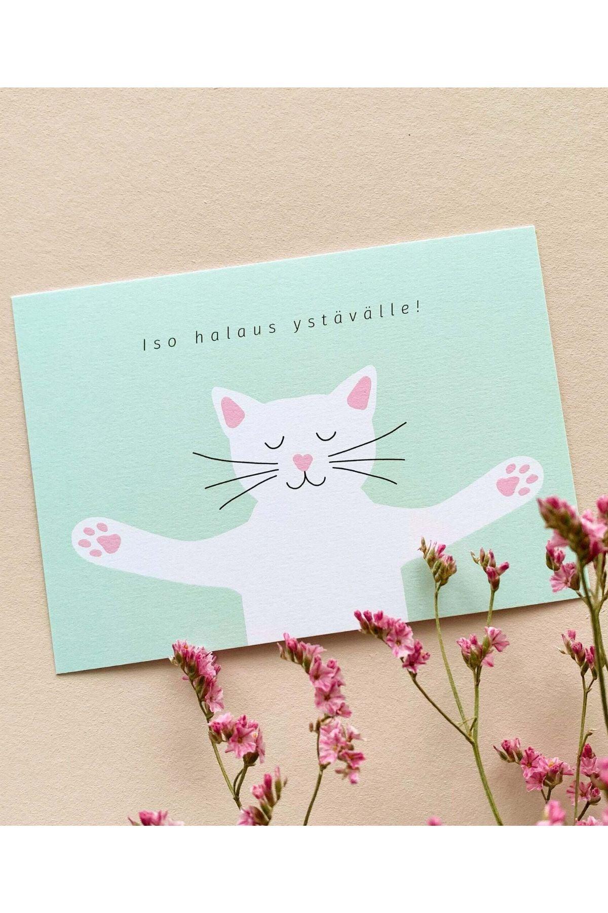 Halikissa - postikortti