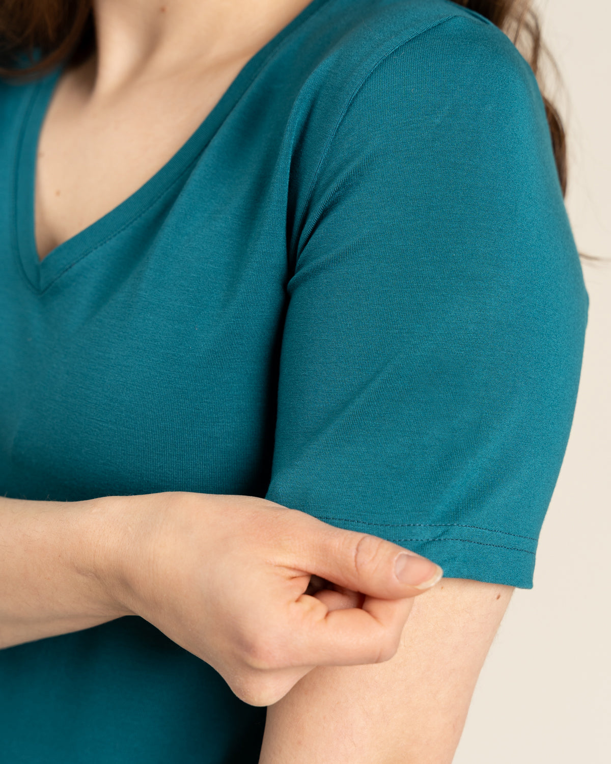 Hento T-paita, Vaalea Petrooli