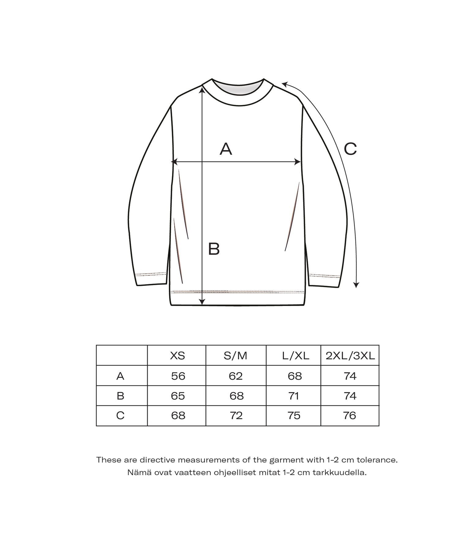 Honeycomb collegepaita, nougat