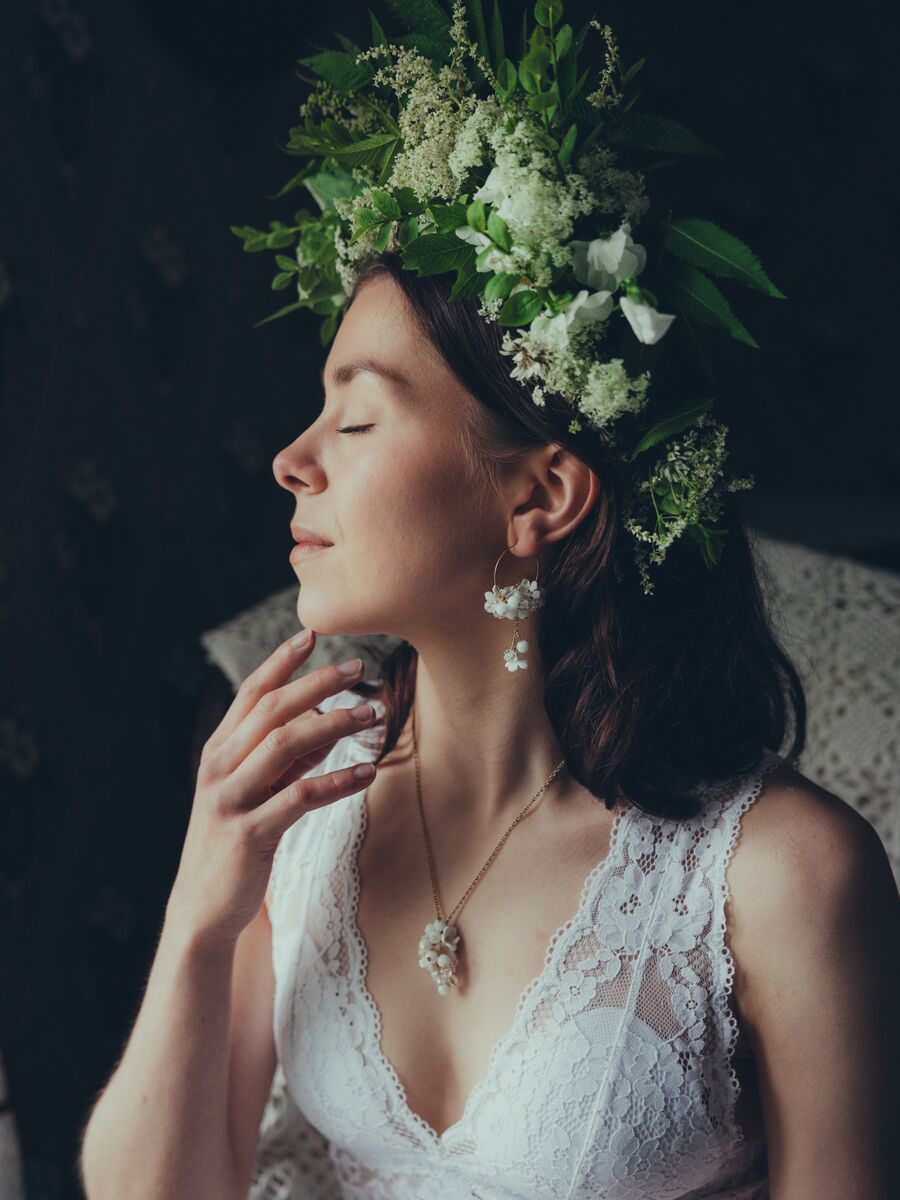 Kuurankukka-rengaskorvakorut