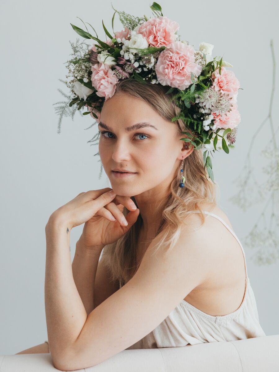 Mustikkapaikka-roikkuvat korvakorut