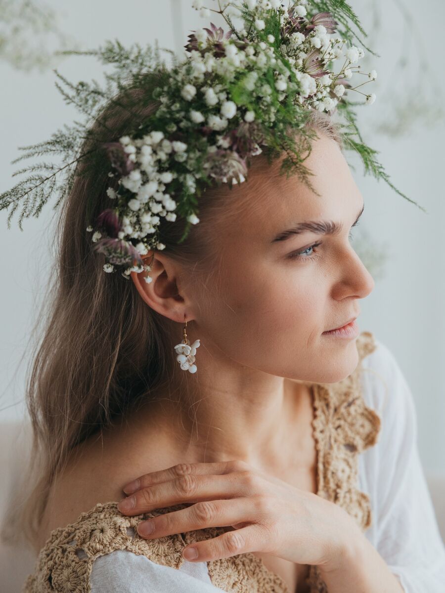 Kuurankukka-korvakorut - pieni