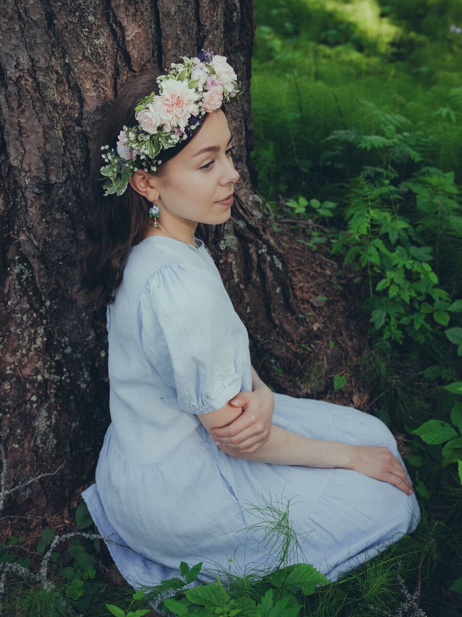 Lehto-orvokki-korvakorut -Pieni