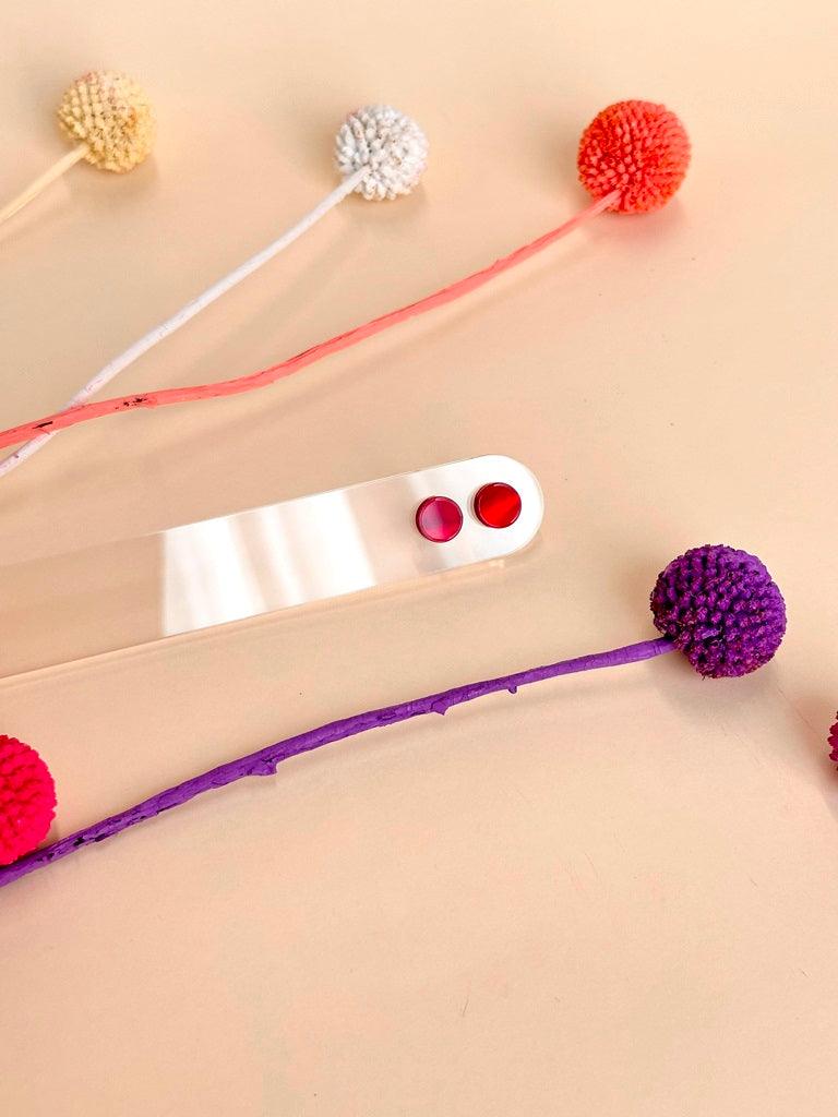 Konfetti nappikorvakorut