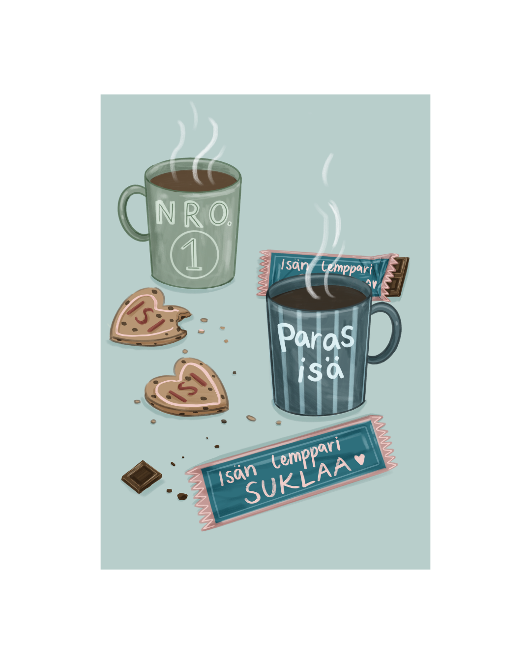 Paras isä Postikortti