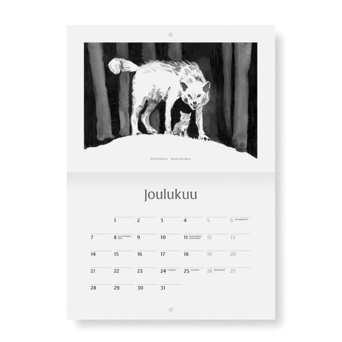 Jääkauden jättiläiset 2026 -kalenteri