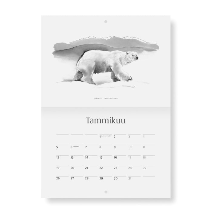 Jääkauden jättiläiset 2026 -kalenteri