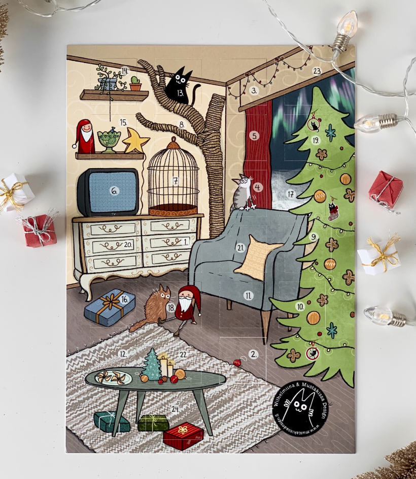 Mustakissan Joulukalenteri UUTUUS