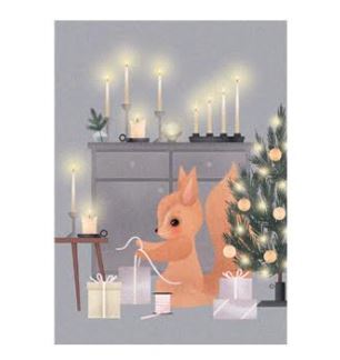 Joululahjavalvojaiset -postikortti