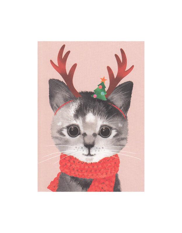 Suloista Joulua! Kissa Postikortti