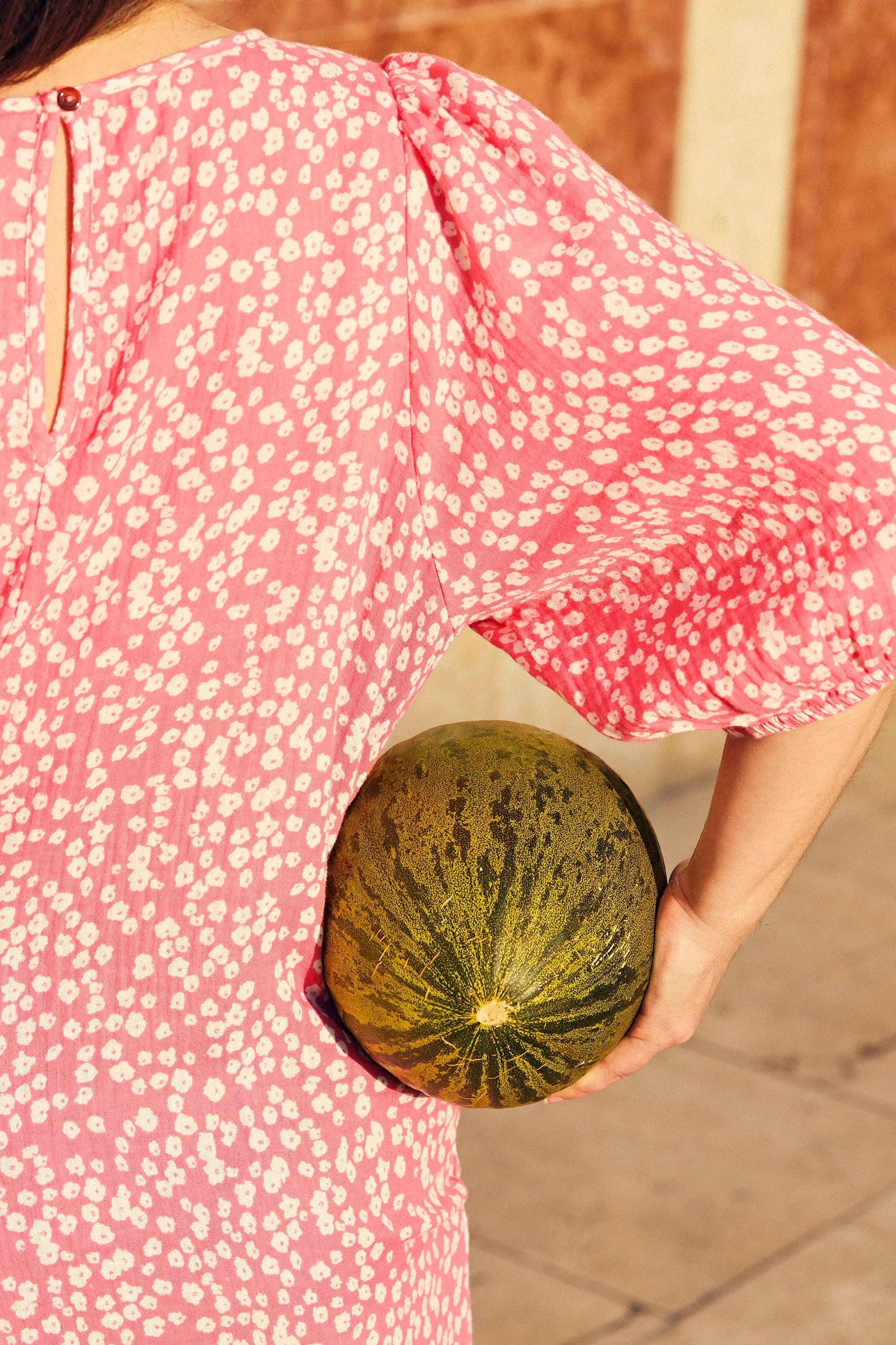 Ease Dress, Flora Pink