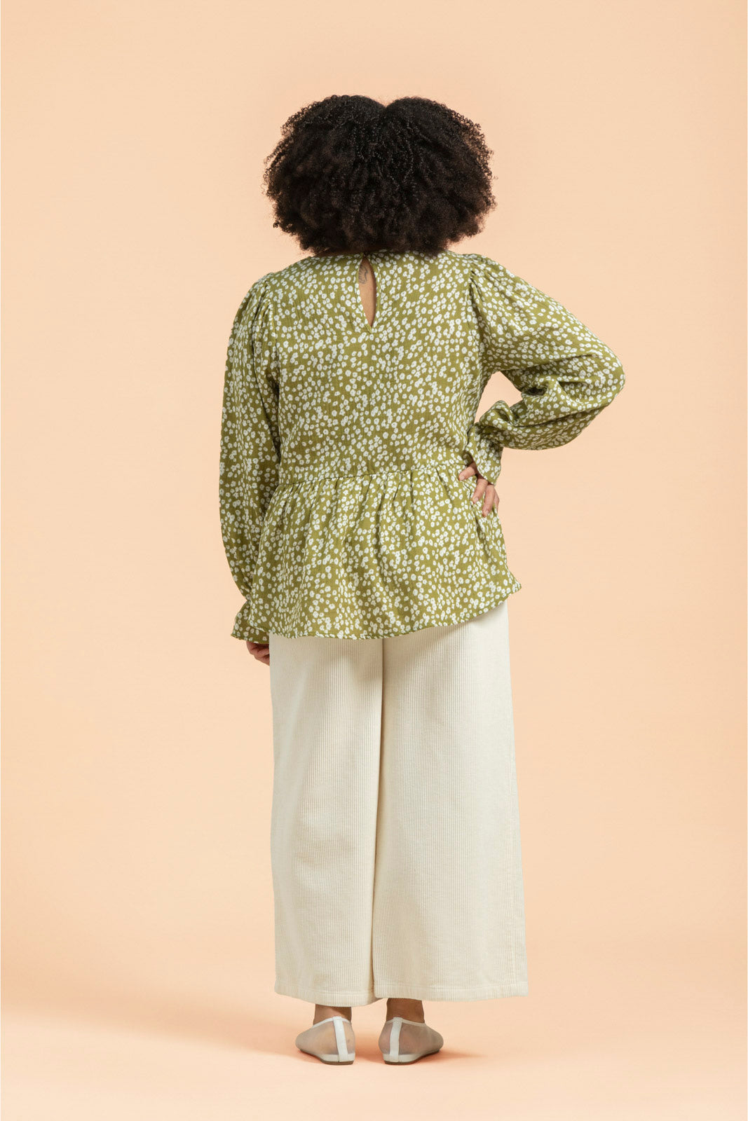 Flounce Paita, Flora Olive