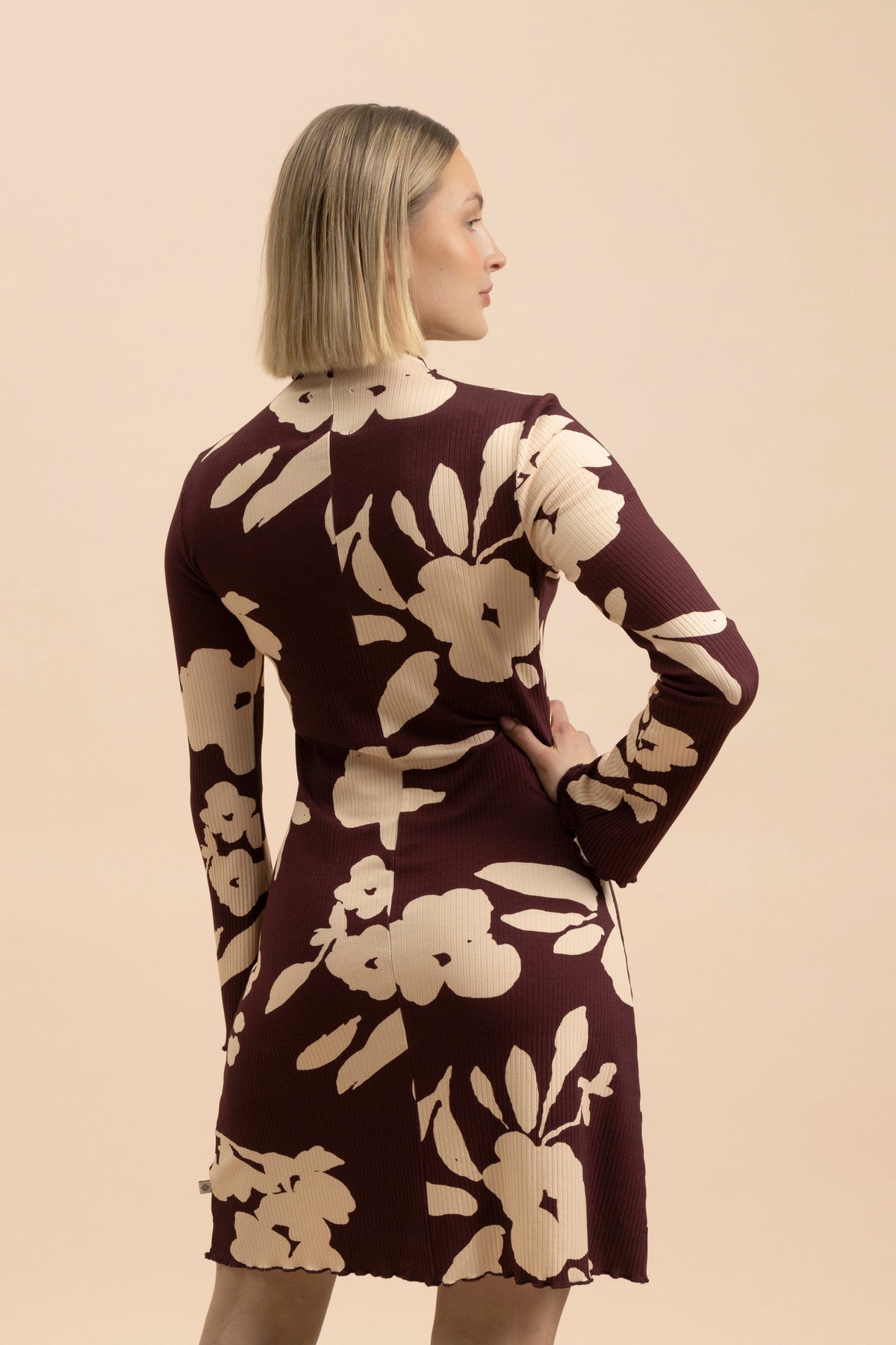 Rib Flare Mekko, Windflower Plum