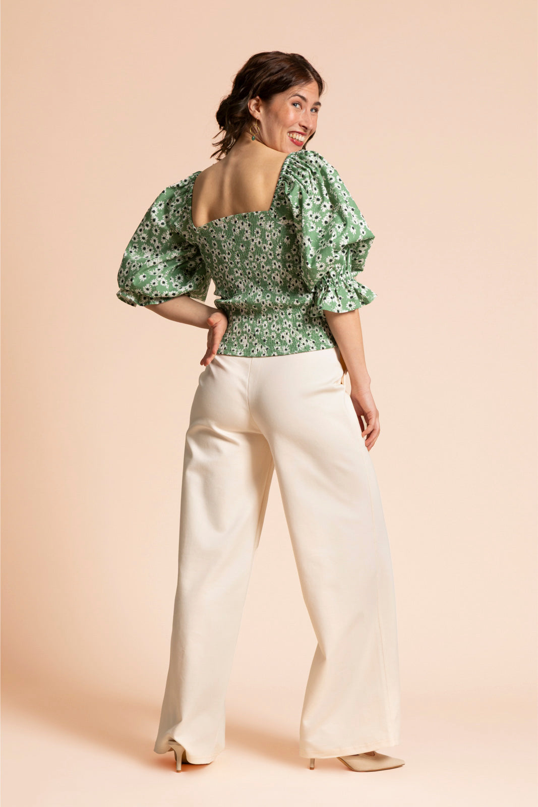 Smock Blouse, Daisy Sage