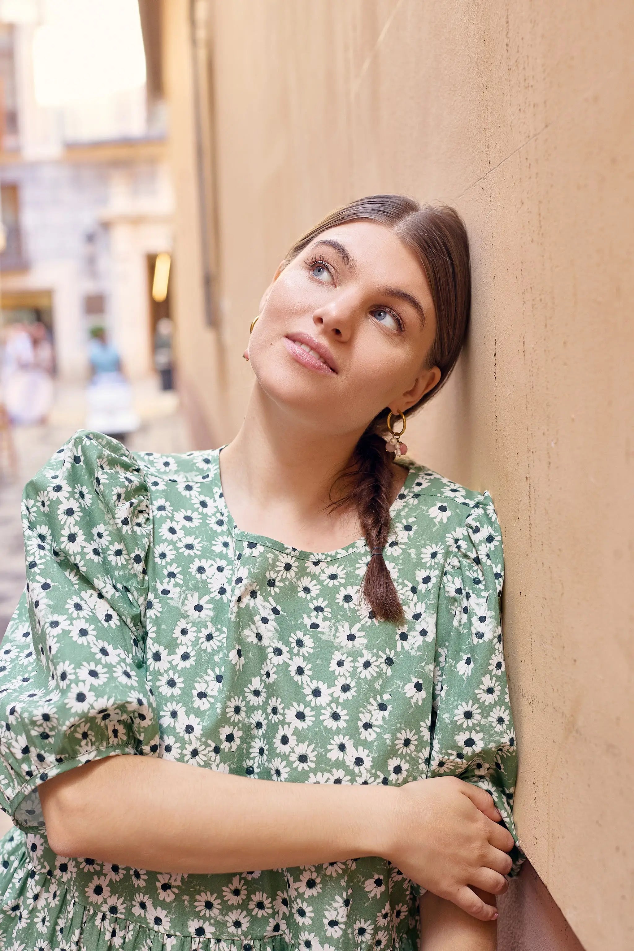 Tiered Midi Dress, Daisy Sage