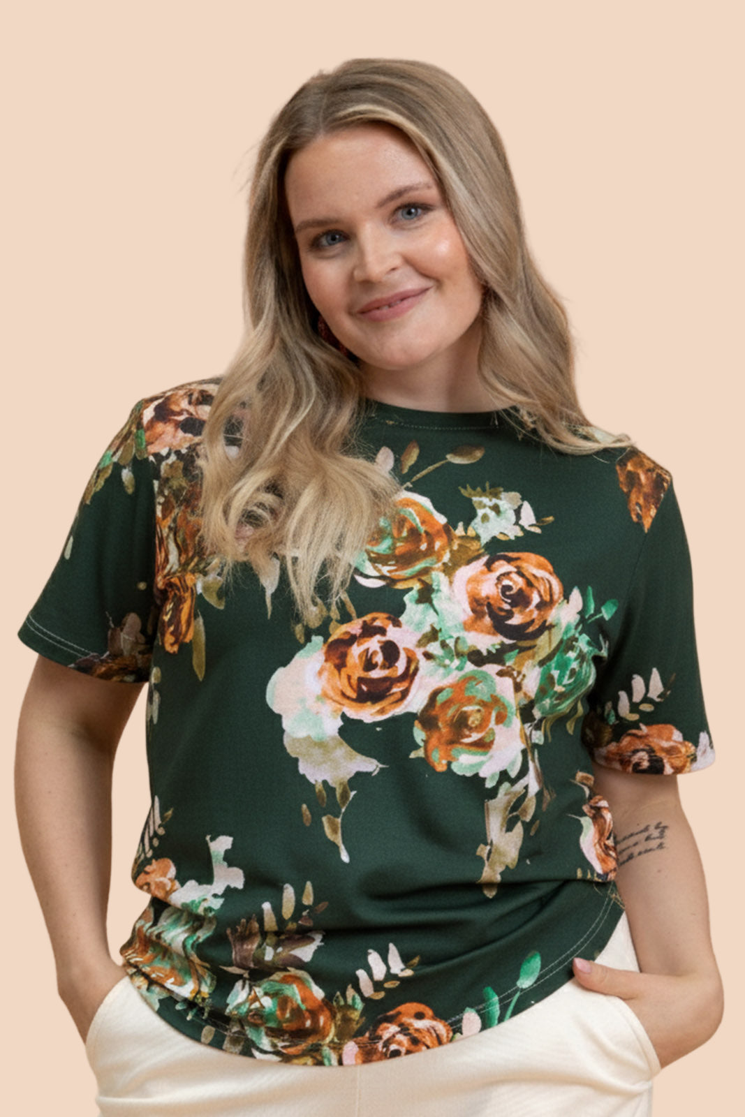 T-paita, Rose Yard Green