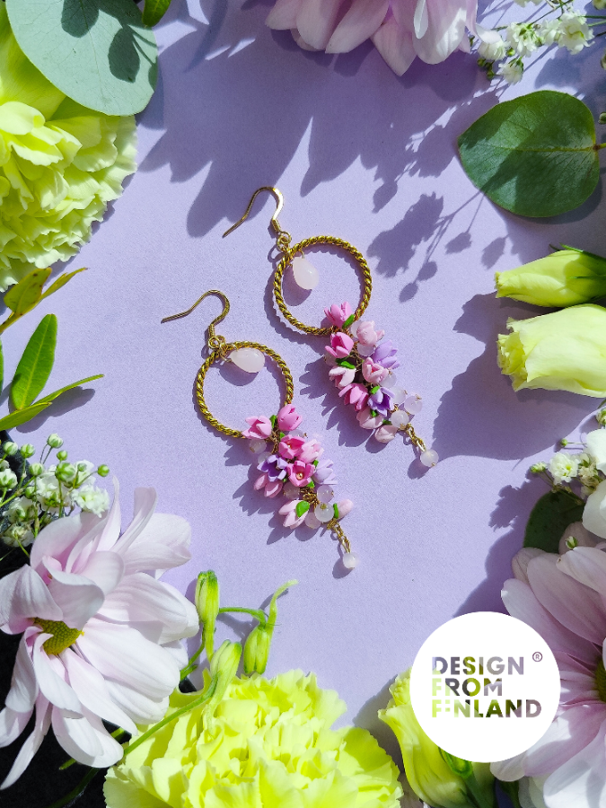 Kanervan kuiskaus -korvakorut - iso