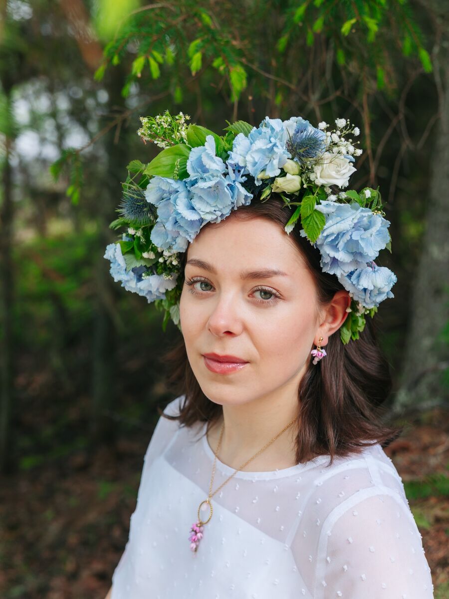 Kanervan kuiskaus -nappikorvakorut