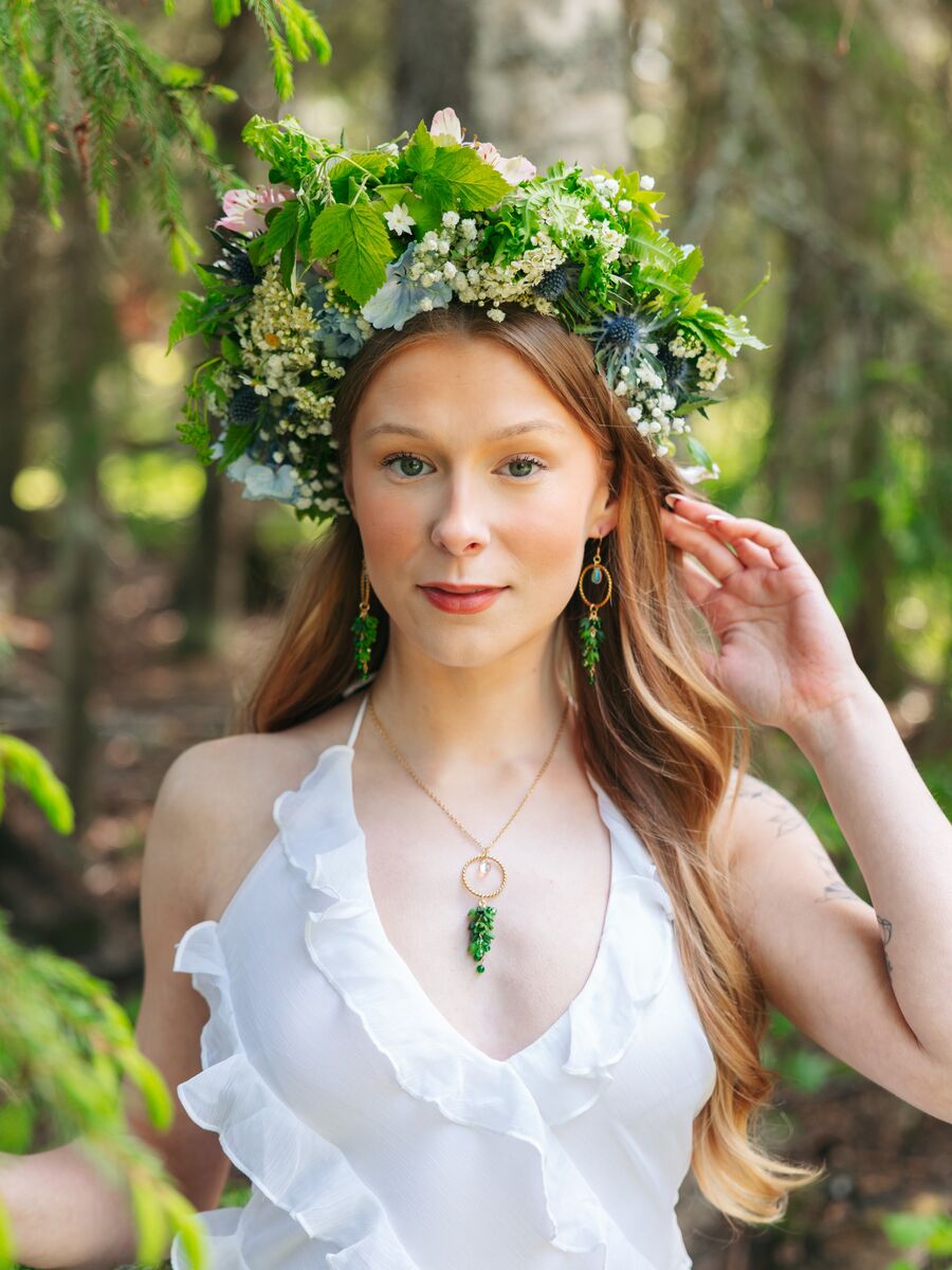 Kuusien kutsu -korvakorut - iso