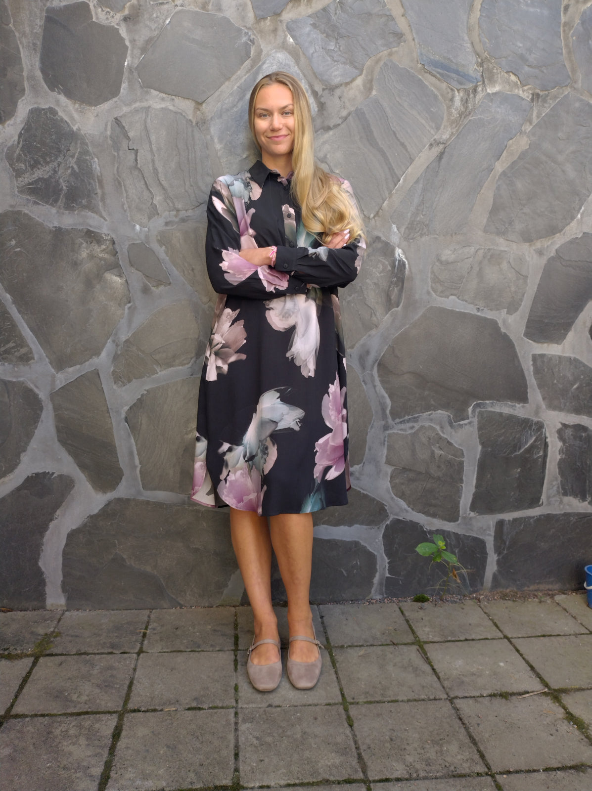 LIA viscose dress, Dreamy print
