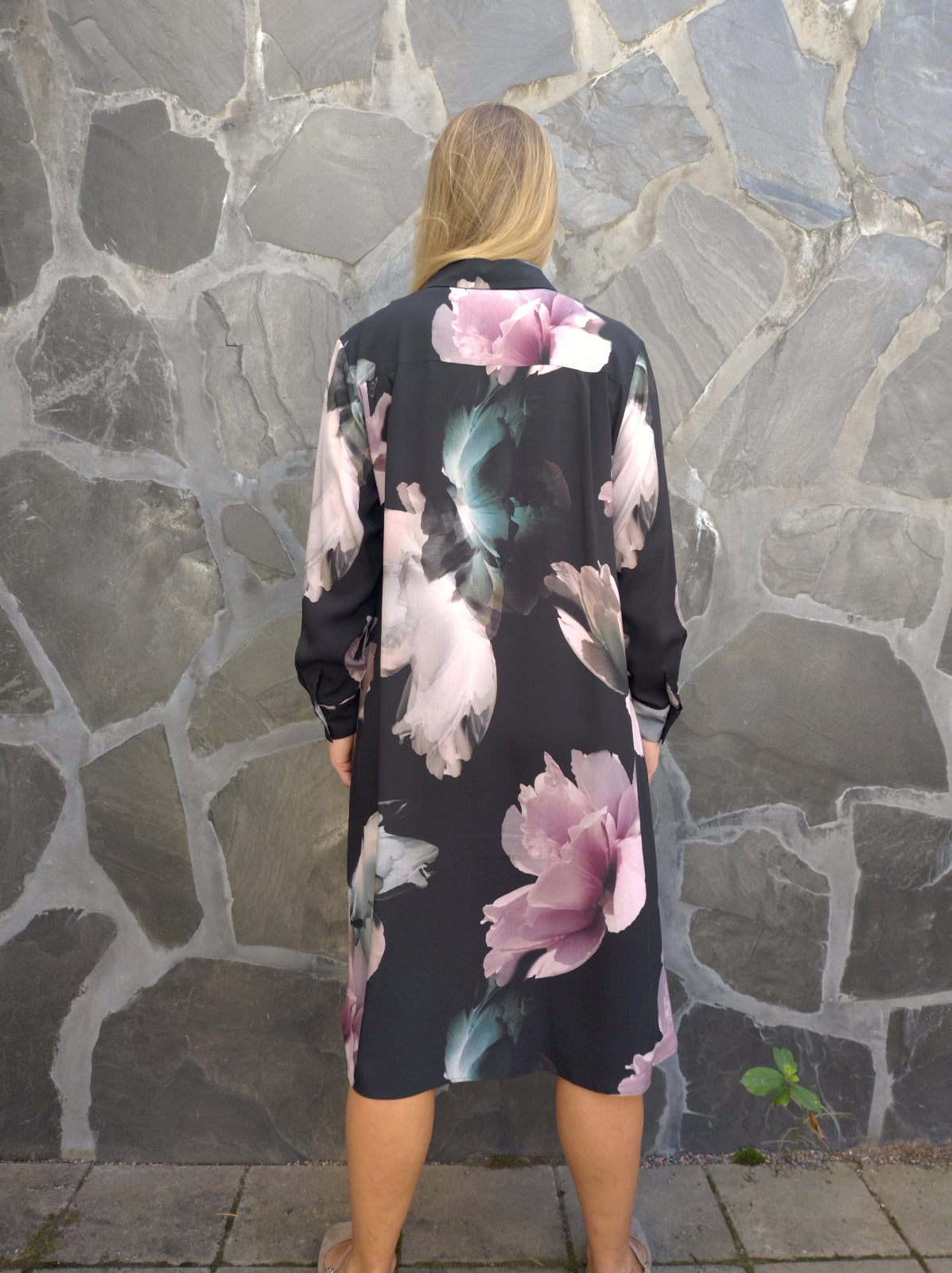 LIA viscose dress, Dreamy print
