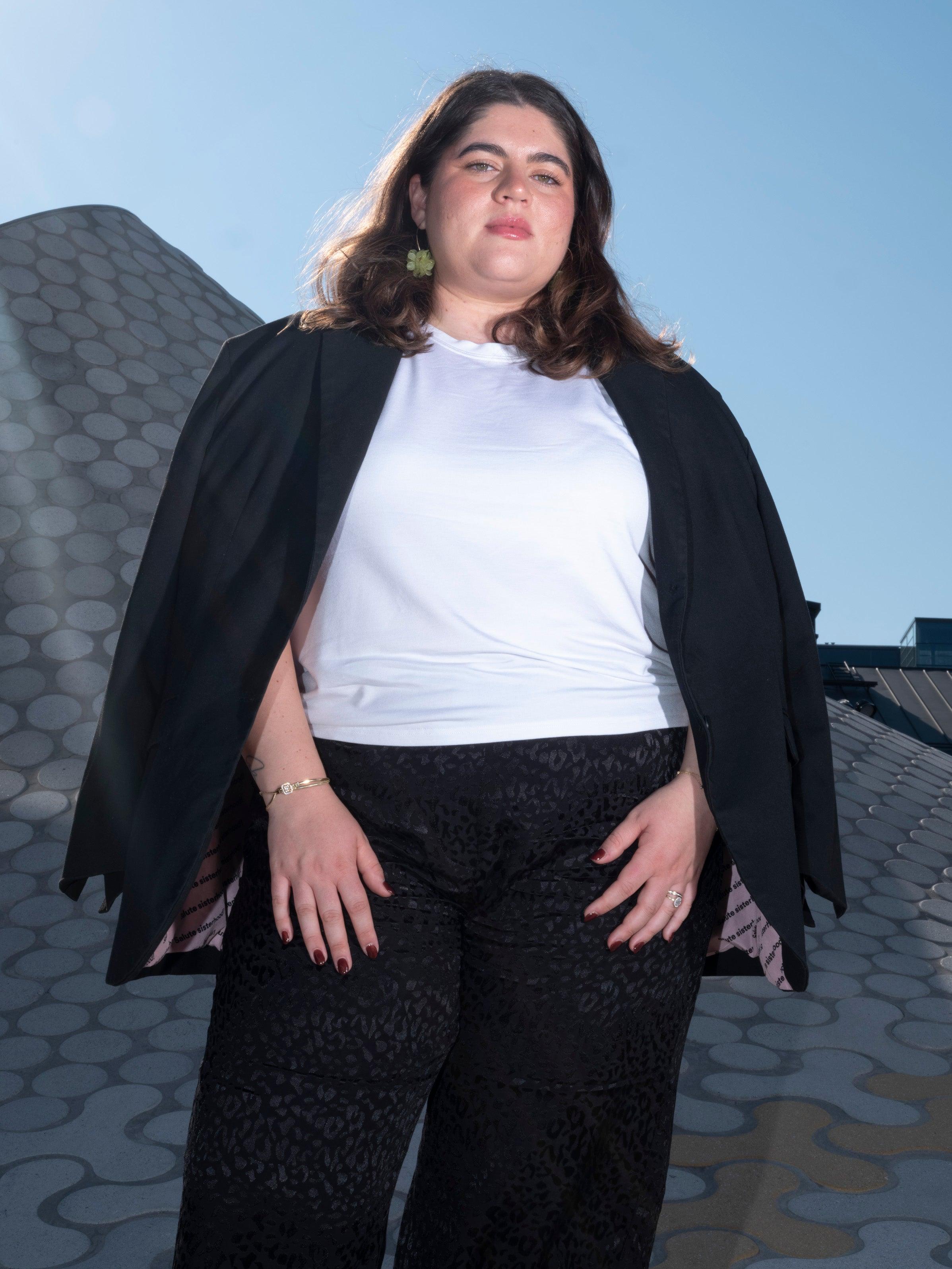 Leopardihousut, Musta