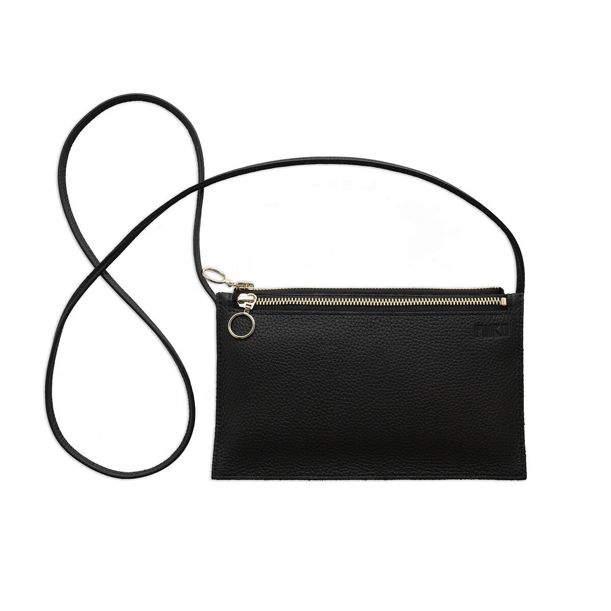Piilo Bag, Black with Gold Chain