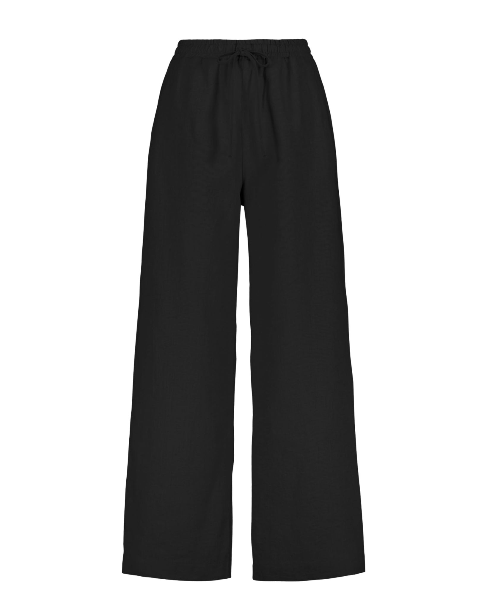 Linen Trousers, Black