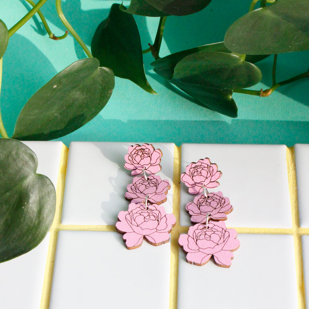 Peony (3-piece) Earrings