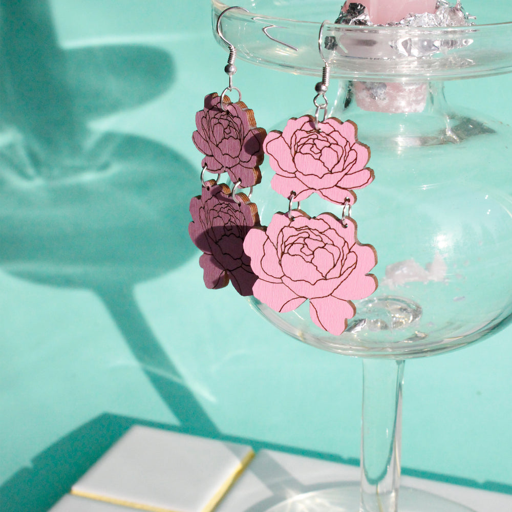 Pioni (2-osainen) Korvakorut