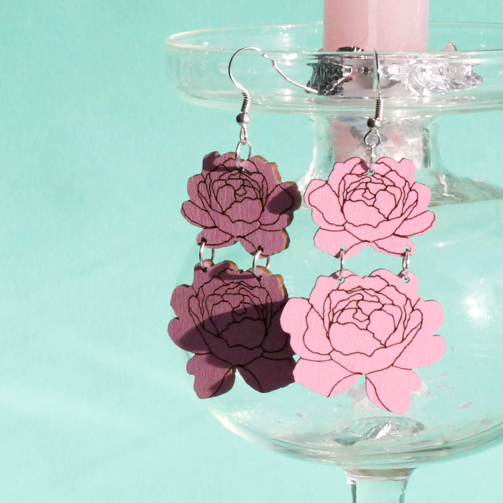 Pioni (2-osainen) Korvakorut